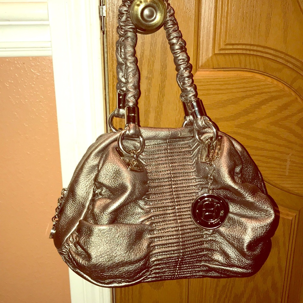 Silver hobo BEBE Purse